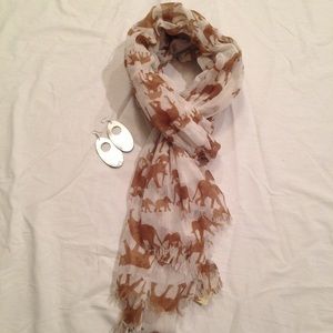 Elephant pattern Scarf
